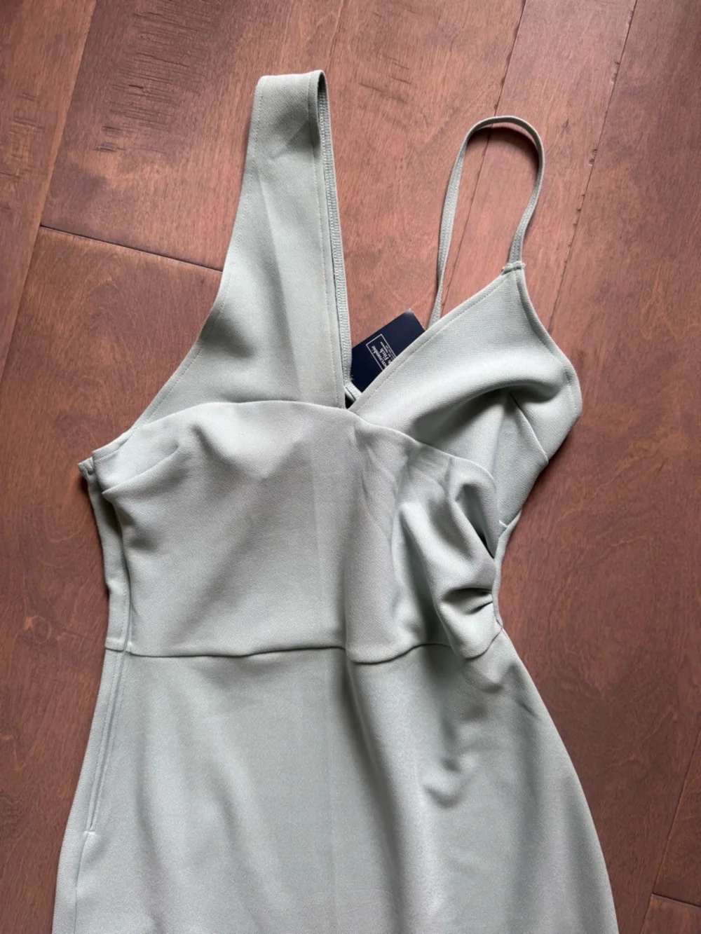 NWT Abercrombie and Fitch Asymmetrical Ruched Maxi Dress